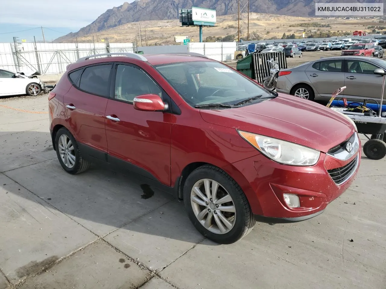 2011 Hyundai Tucson Gls VIN: KM8JUCAC4BU311022 Lot: 79701764