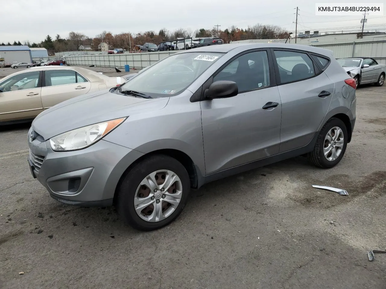 2011 Hyundai Tucson Gl VIN: KM8JT3AB4BU229494 Lot: 80811684