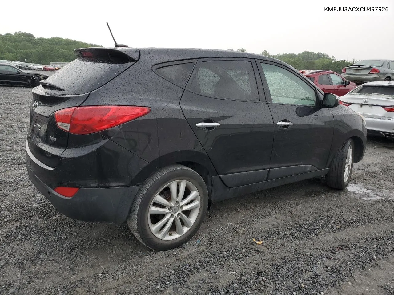 2012 Hyundai Tucson Gls VIN: KM8JU3ACXCU497926 Lot: 53041004