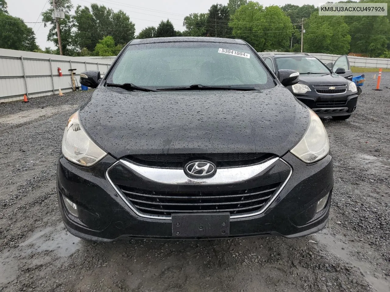 2012 Hyundai Tucson Gls VIN: KM8JU3ACXCU497926 Lot: 53041004