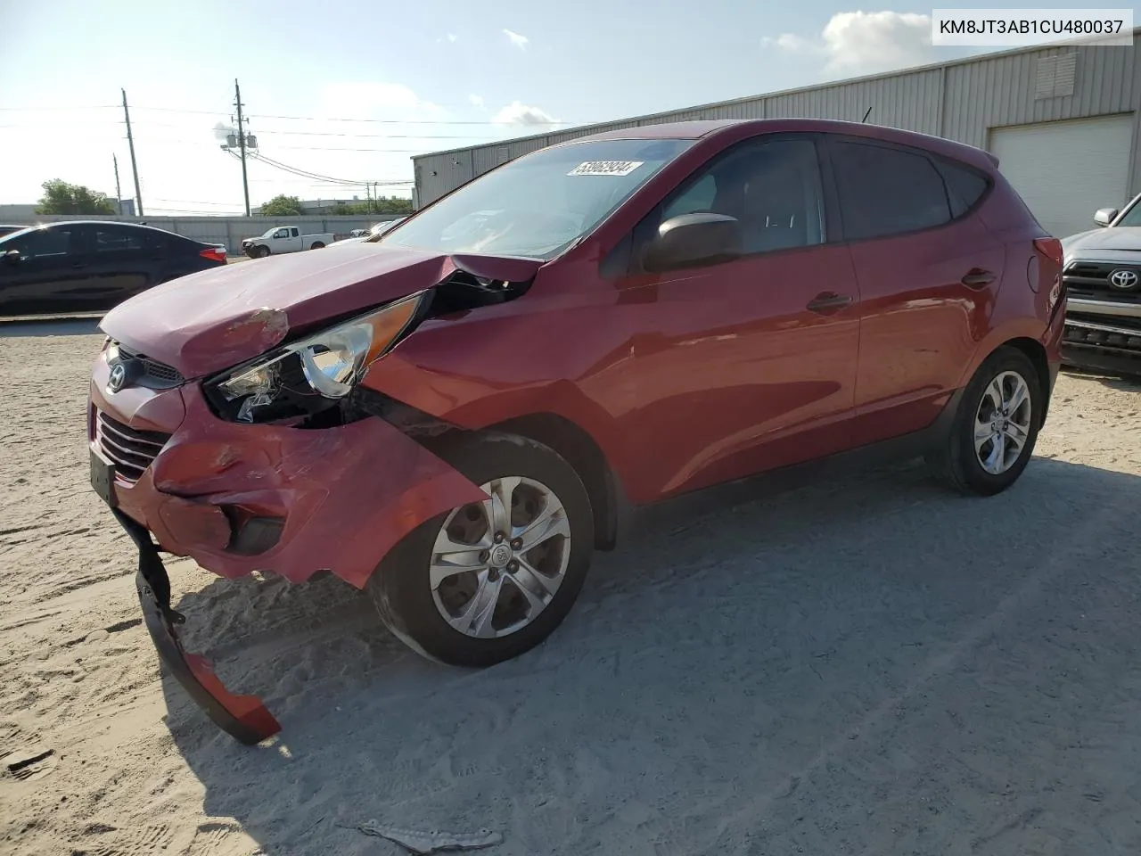 2012 Hyundai Tucson Gl VIN: KM8JT3AB1CU480037 Lot: 53962934