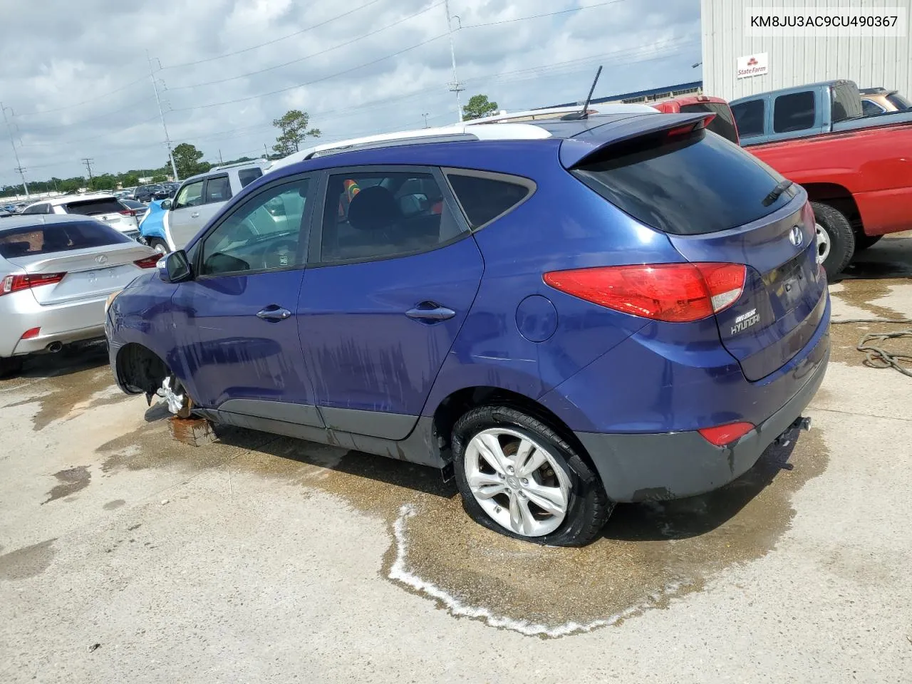 2012 Hyundai Tucson Gls VIN: KM8JU3AC9CU490367 Lot: 55554924