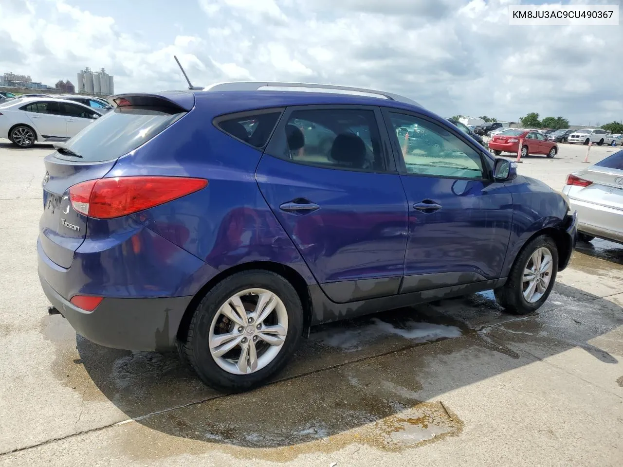 2012 Hyundai Tucson Gls VIN: KM8JU3AC9CU490367 Lot: 55554924