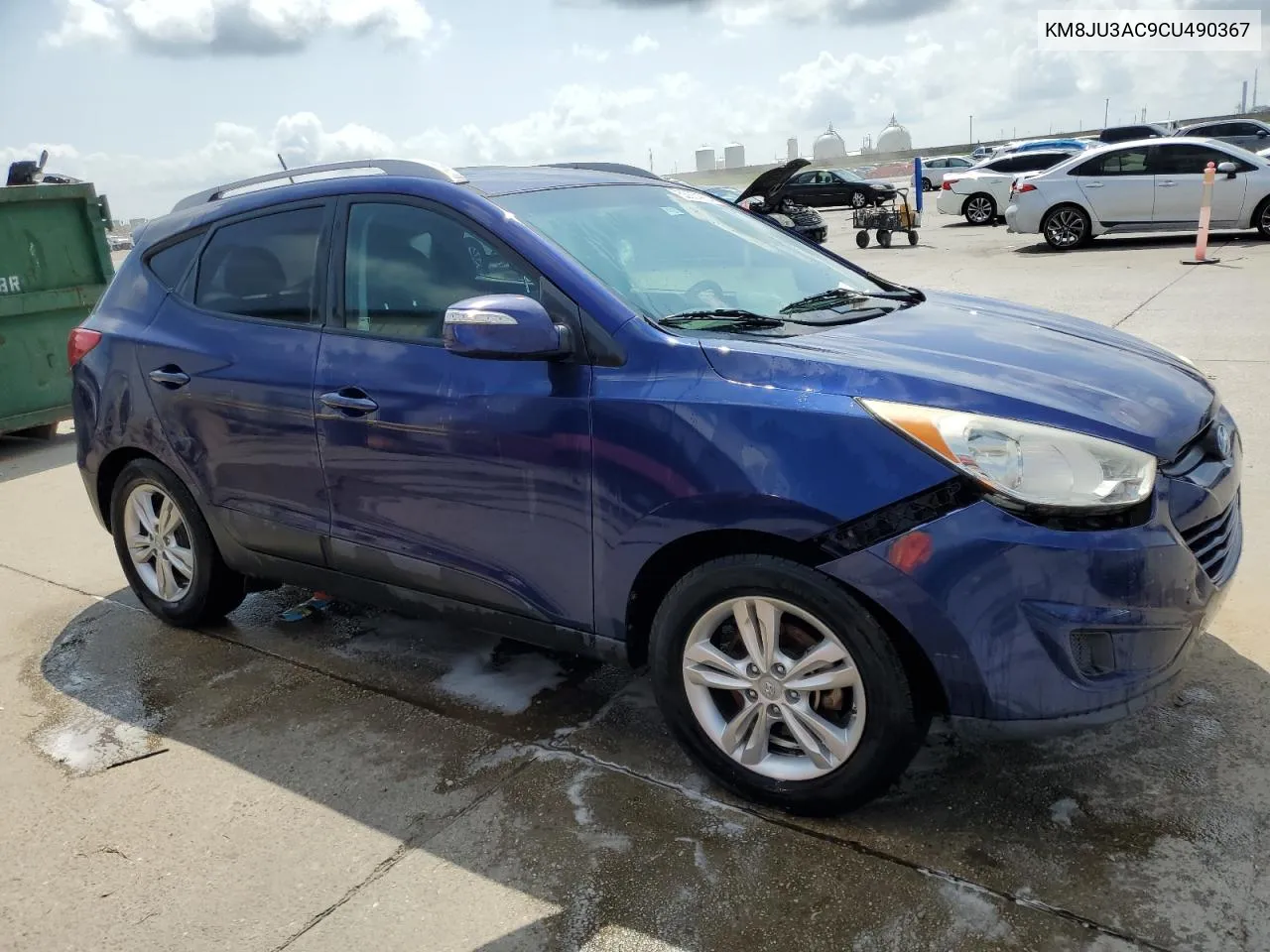 2012 Hyundai Tucson Gls VIN: KM8JU3AC9CU490367 Lot: 55554924