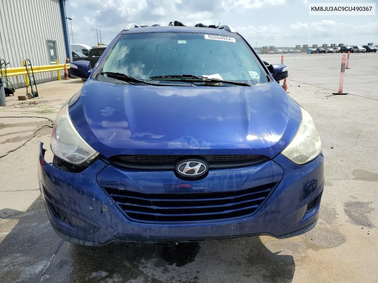 2012 Hyundai Tucson Gls VIN: KM8JU3AC9CU490367 Lot: 55554924