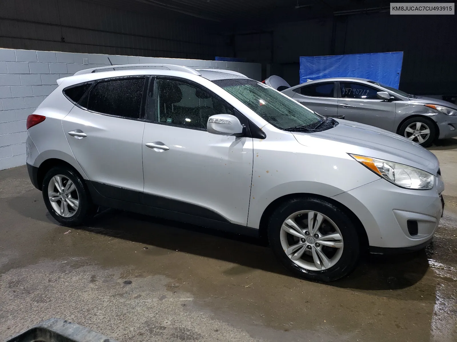 2012 Hyundai Tucson Gls VIN: KM8JUCAC7CU493915 Lot: 60821134