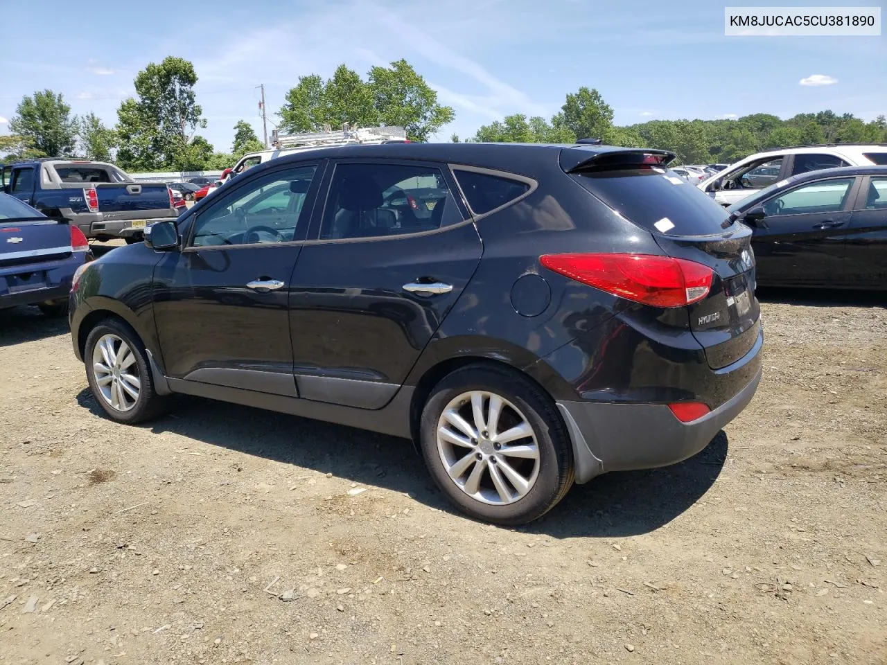 2012 Hyundai Tucson Gls VIN: KM8JUCAC5CU381890 Lot: 61422474