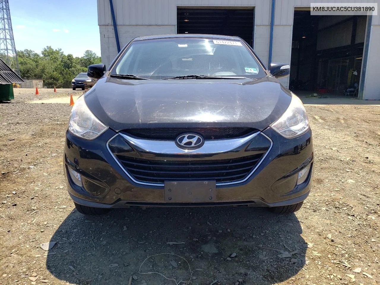 2012 Hyundai Tucson Gls VIN: KM8JUCAC5CU381890 Lot: 61422474