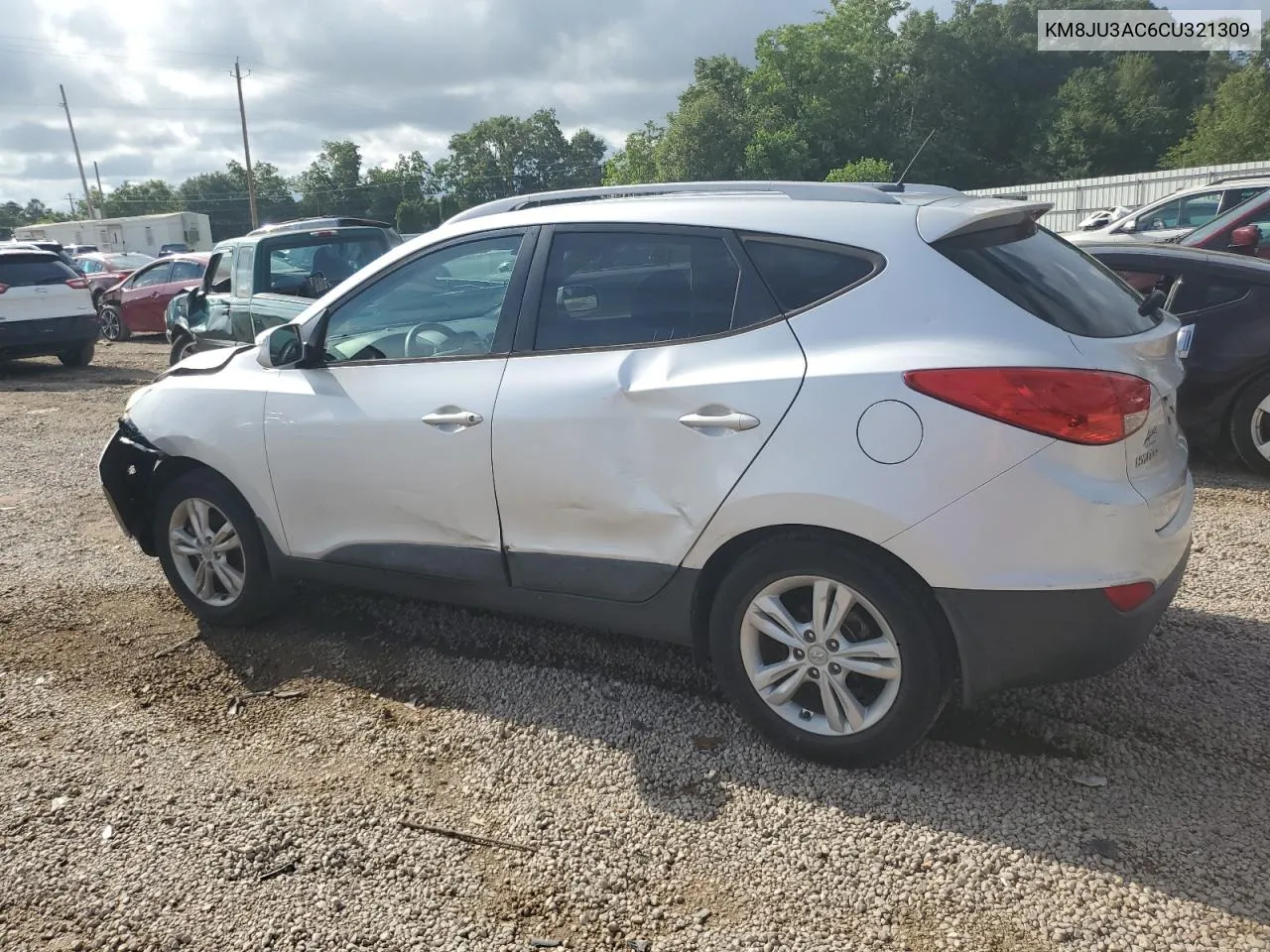 2012 Hyundai Tucson Gls VIN: KM8JU3AC6CU321309 Lot: 61617044