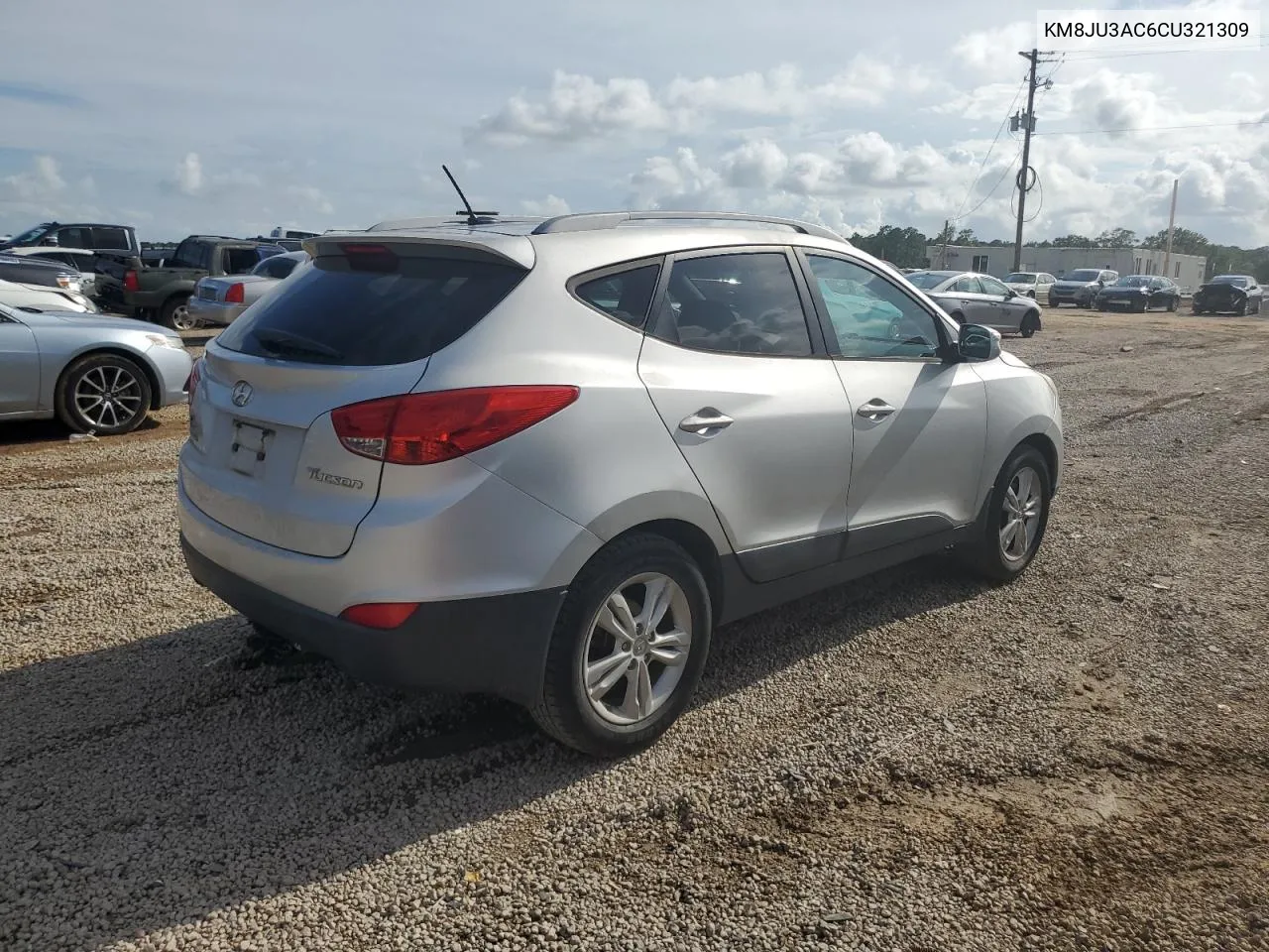 2012 Hyundai Tucson Gls VIN: KM8JU3AC6CU321309 Lot: 61617044