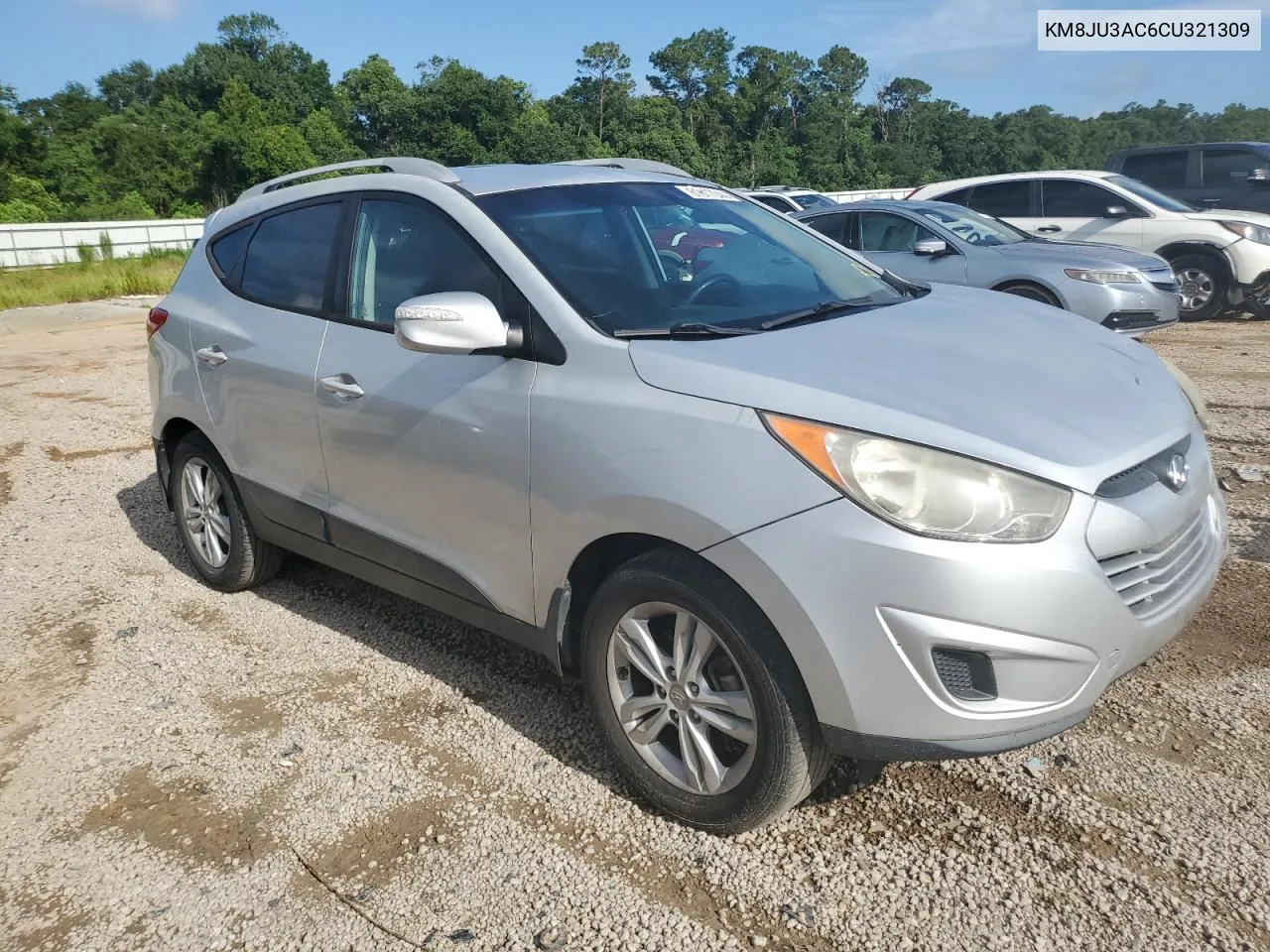 2012 Hyundai Tucson Gls VIN: KM8JU3AC6CU321309 Lot: 61617044