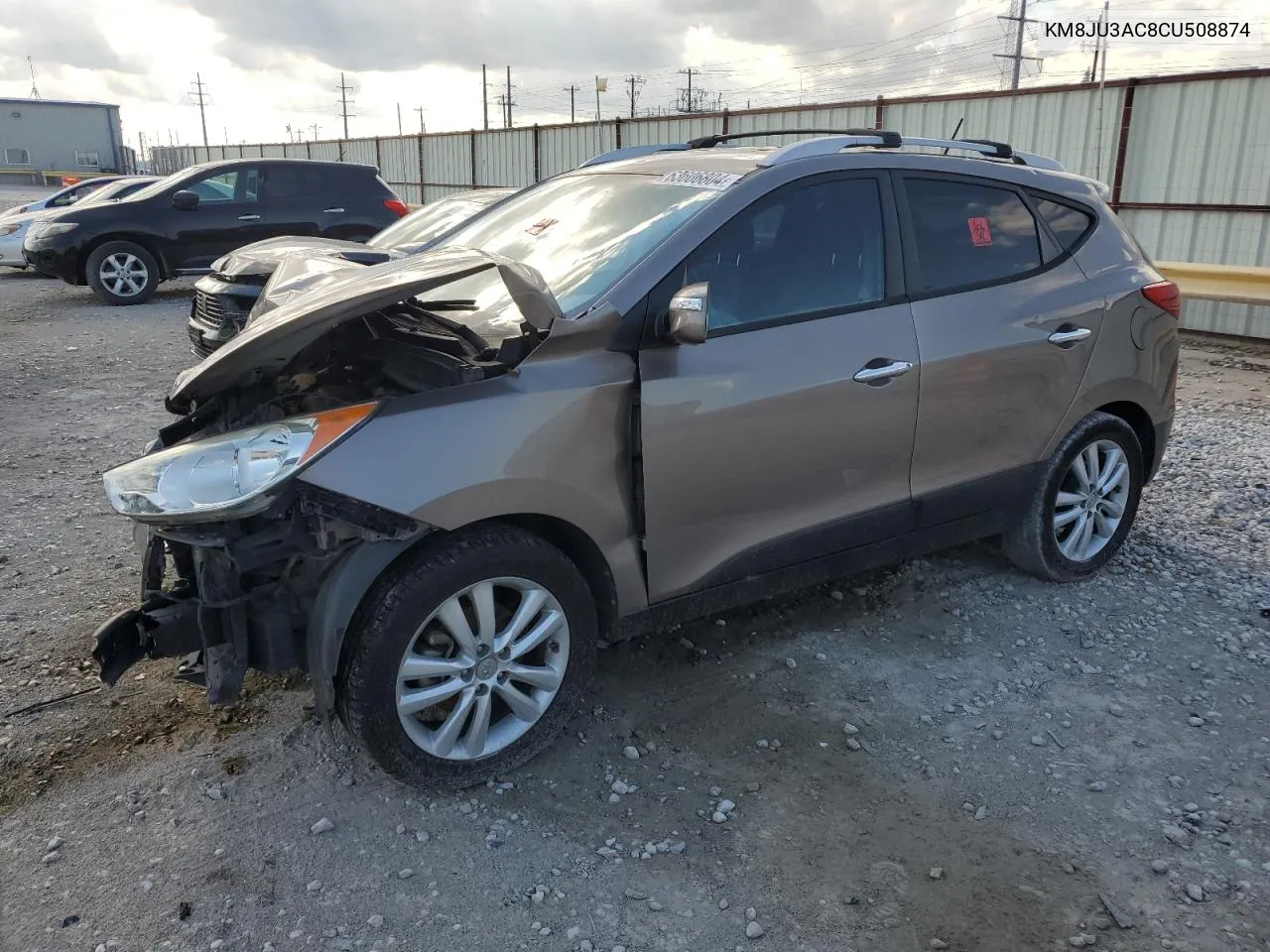 2012 Hyundai Tucson Gls VIN: KM8JU3AC8CU508874 Lot: 63606804