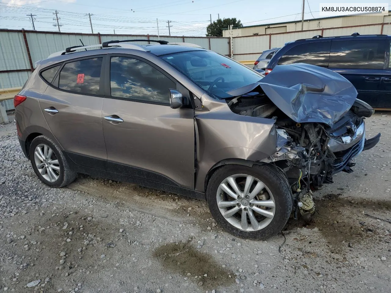 2012 Hyundai Tucson Gls VIN: KM8JU3AC8CU508874 Lot: 63606804