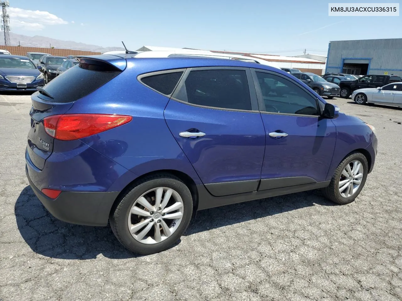 2012 Hyundai Tucson Gls VIN: KM8JU3ACXCU336315 Lot: 66395254