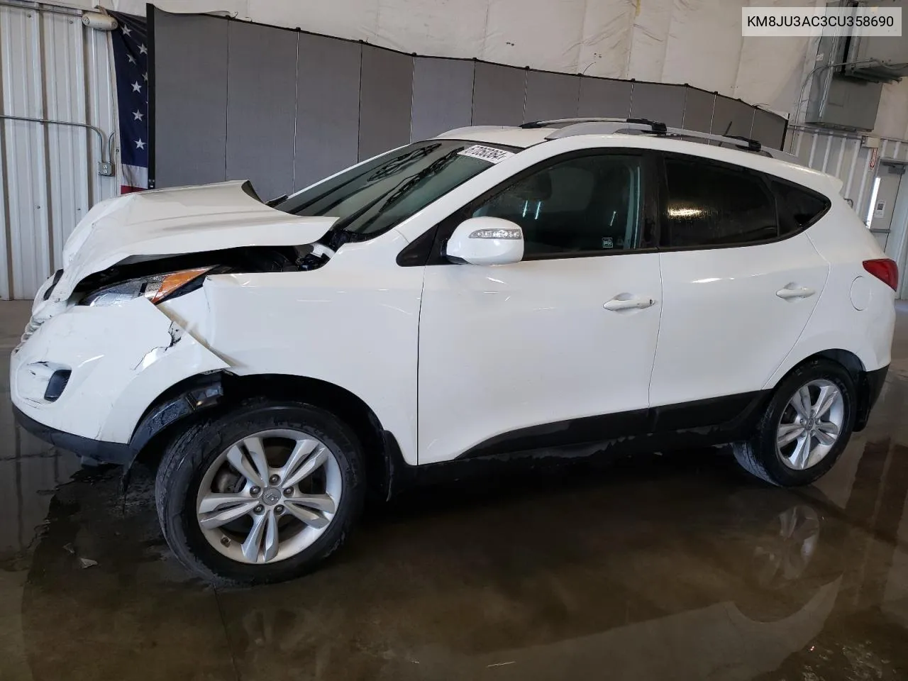 2012 Hyundai Tucson Gls VIN: KM8JU3AC3CU358690 Lot: 67050364