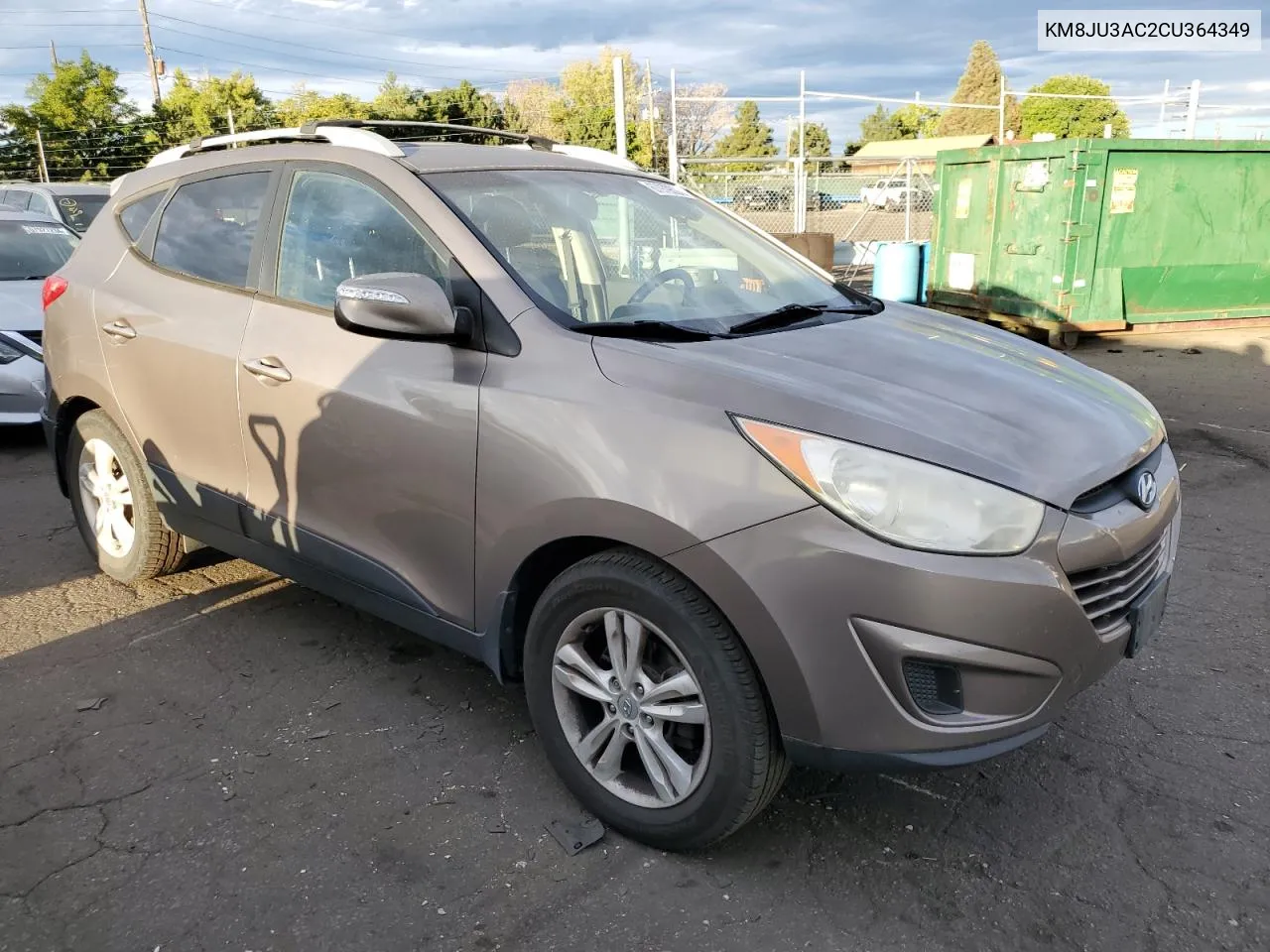 2012 Hyundai Tucson Gls VIN: KM8JU3AC2CU364349 Lot: 67979524