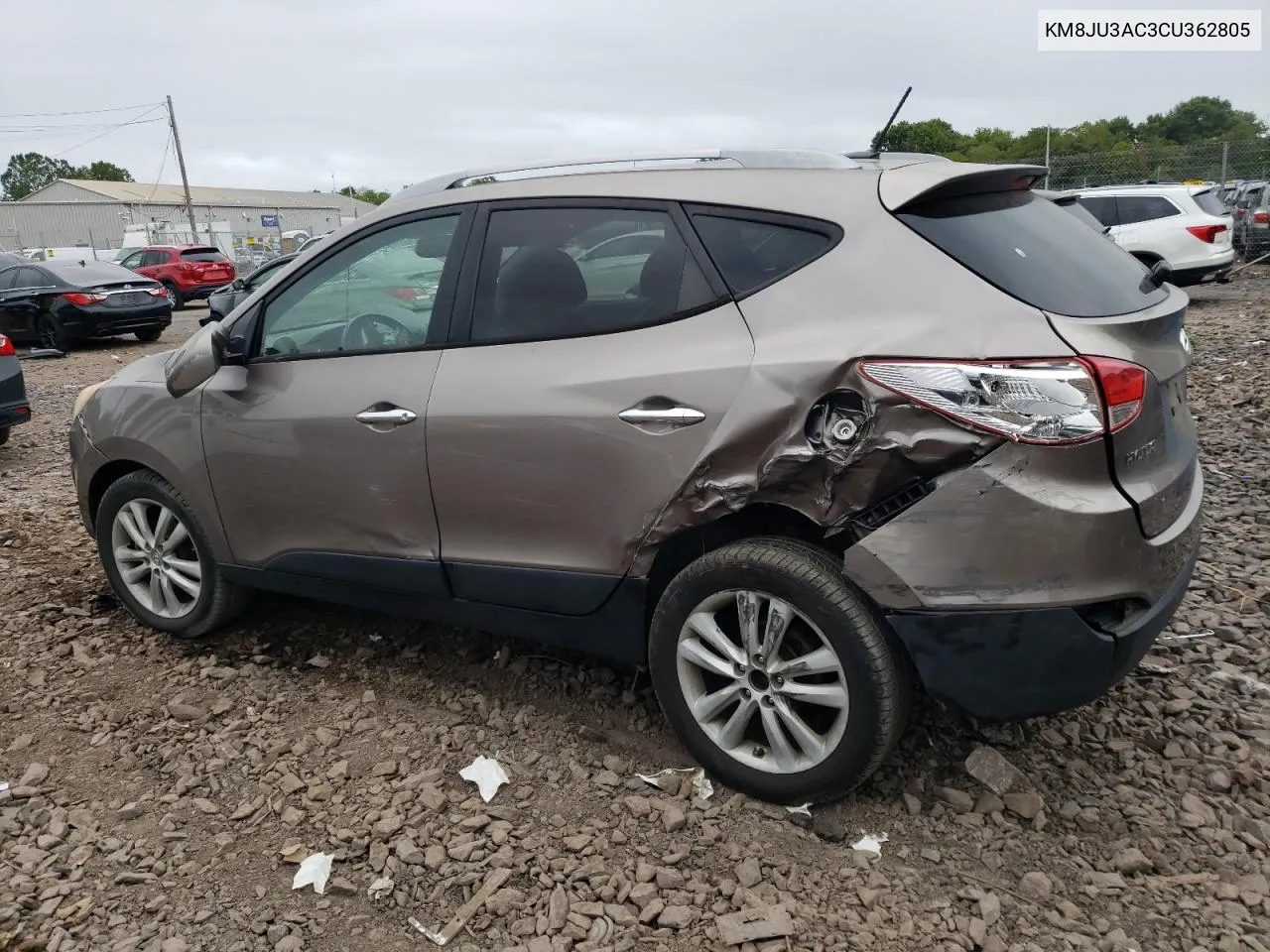 KM8JU3AC3CU362805 2012 Hyundai Tucson Gls