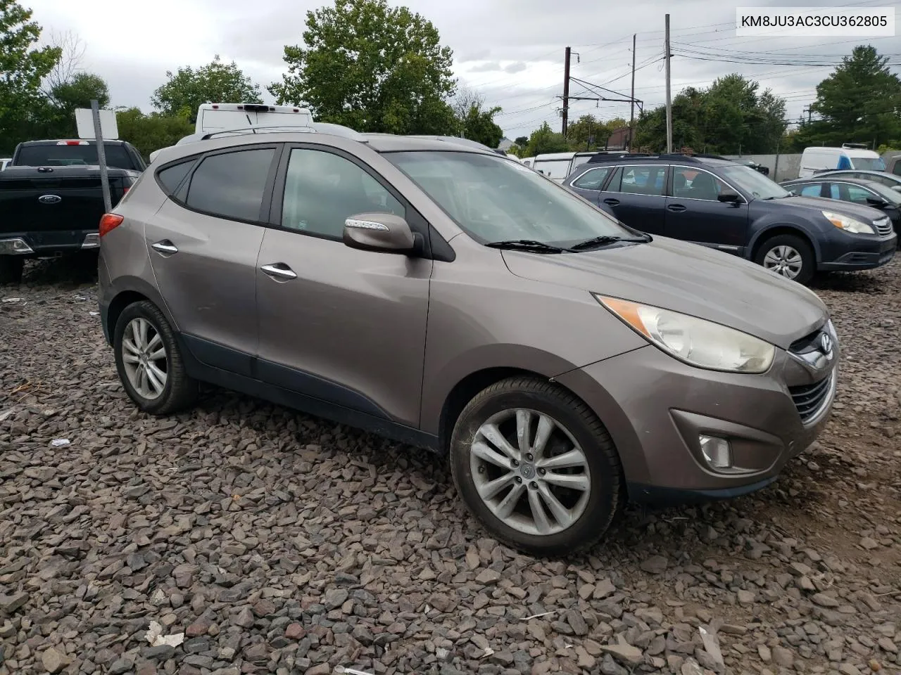 KM8JU3AC3CU362805 2012 Hyundai Tucson Gls