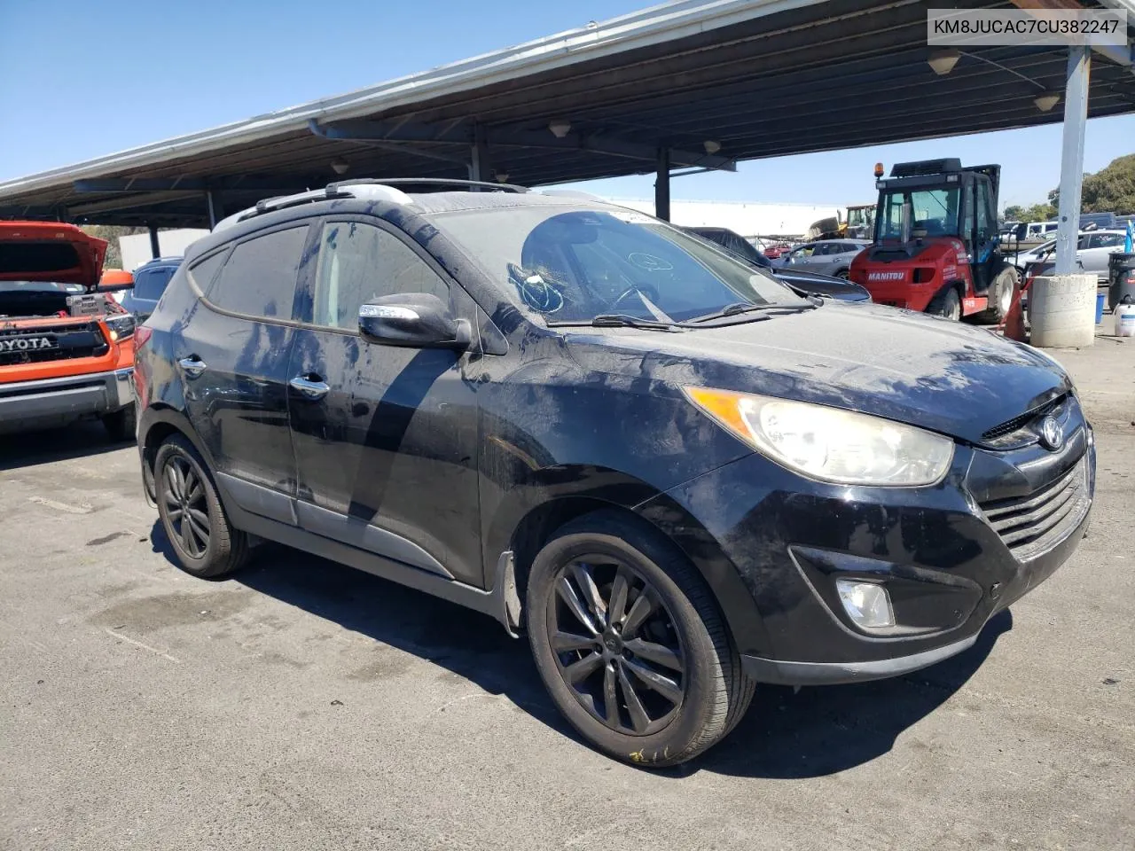 2012 Hyundai Tucson Gls VIN: KM8JUCAC7CU382247 Lot: 70443624