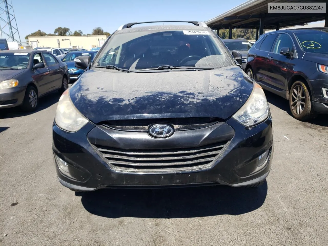 2012 Hyundai Tucson Gls VIN: KM8JUCAC7CU382247 Lot: 70443624