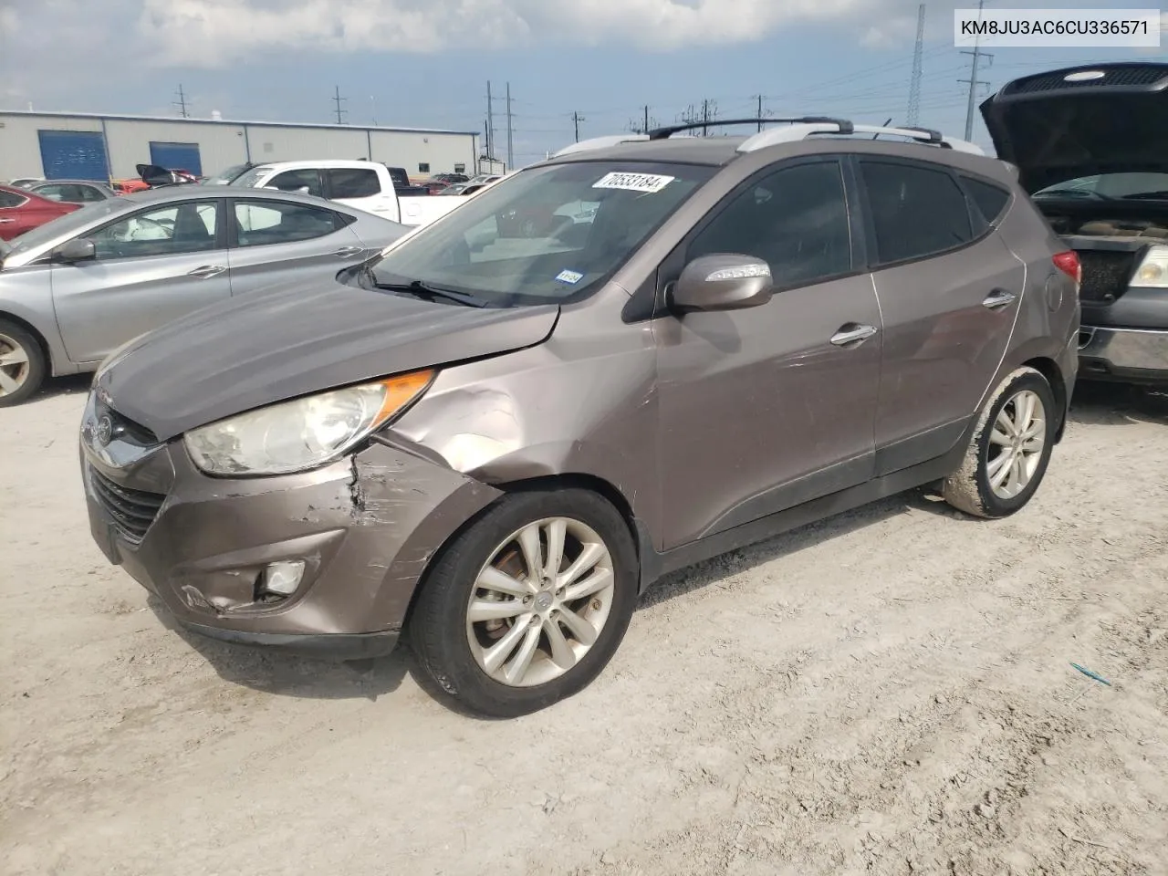 2012 Hyundai Tucson Gls VIN: KM8JU3AC6CU336571 Lot: 70533184