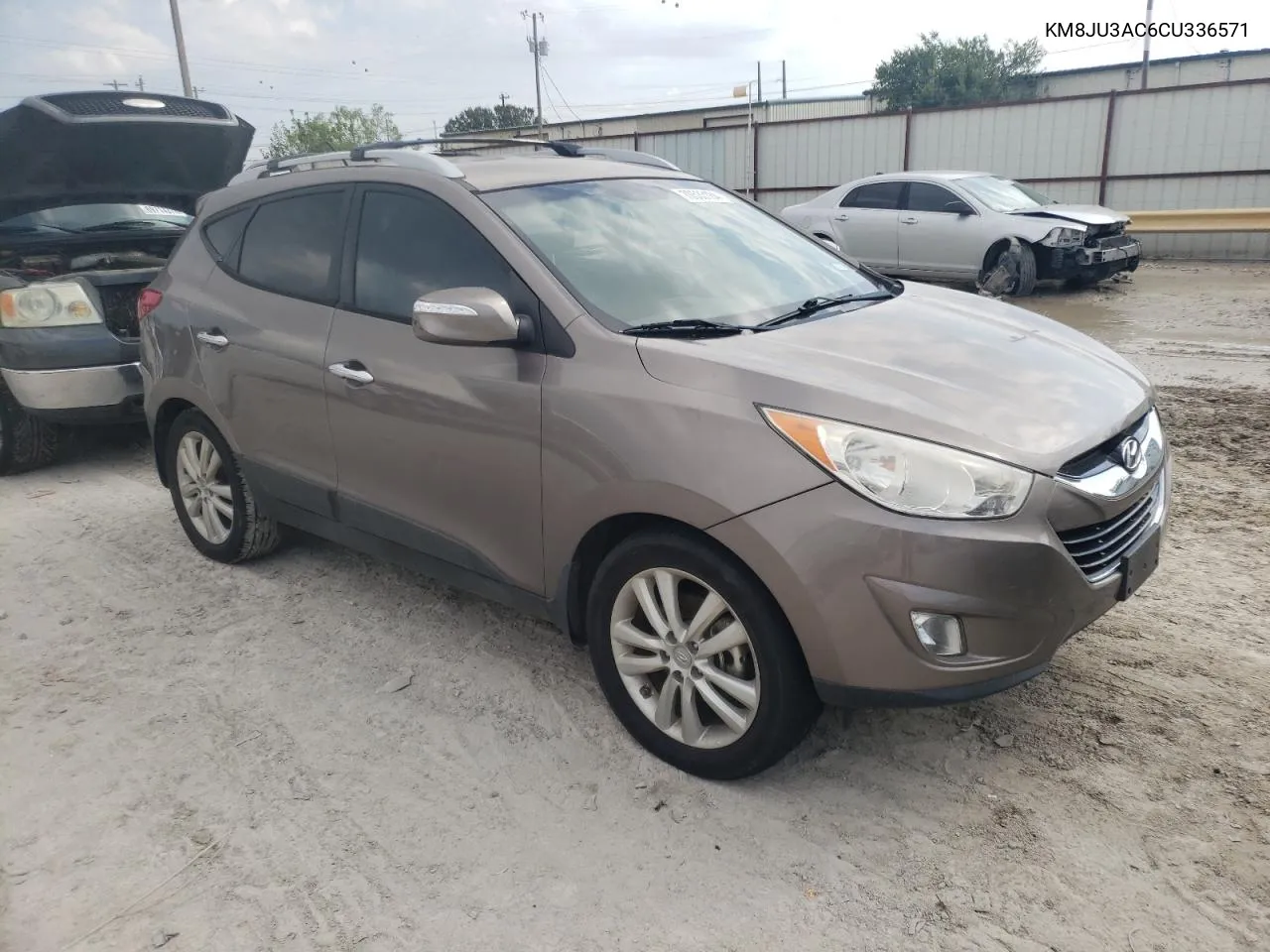 2012 Hyundai Tucson Gls VIN: KM8JU3AC6CU336571 Lot: 70533184