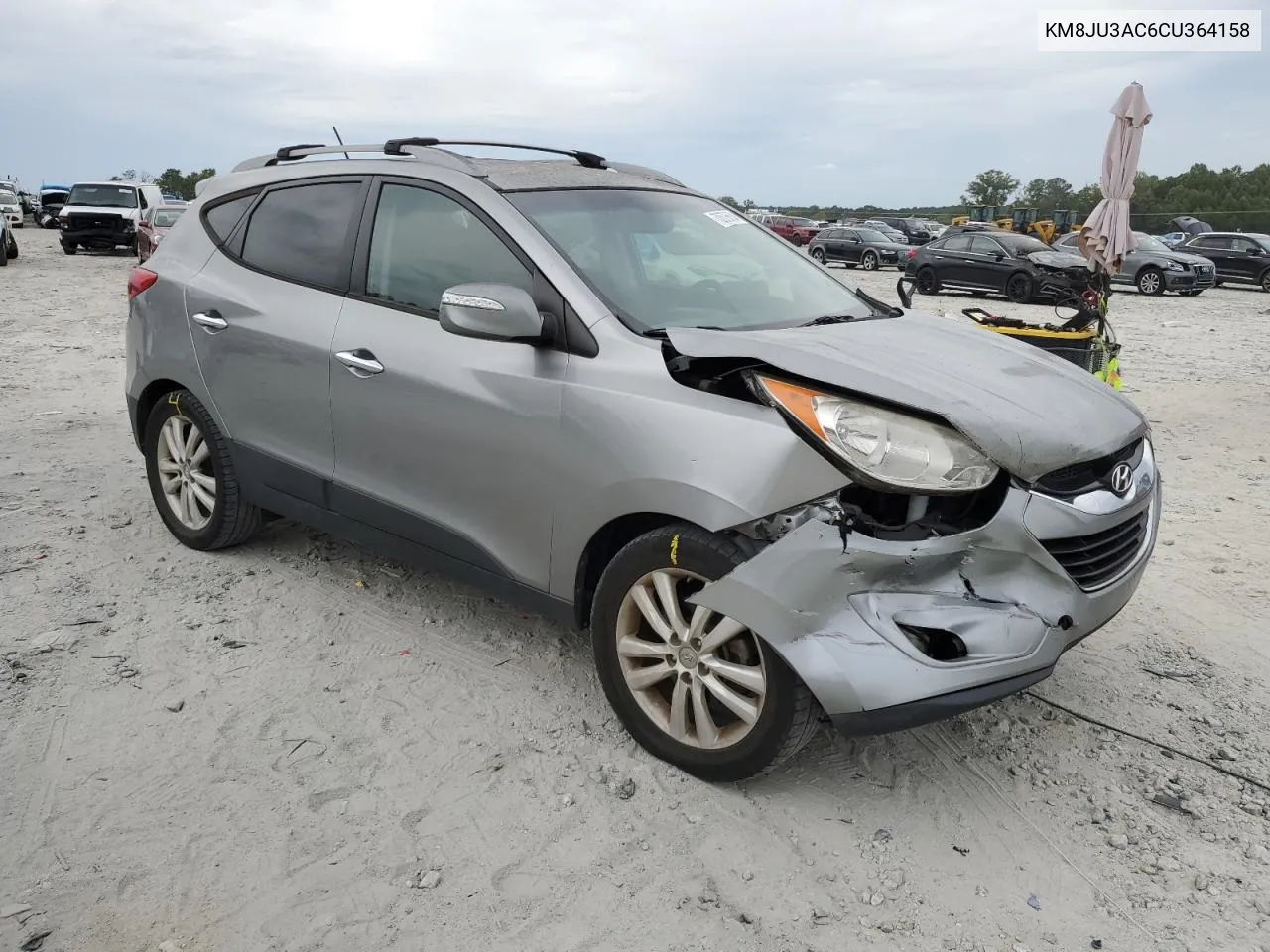 2012 Hyundai Tucson Gls VIN: KM8JU3AC6CU364158 Lot: 70576634