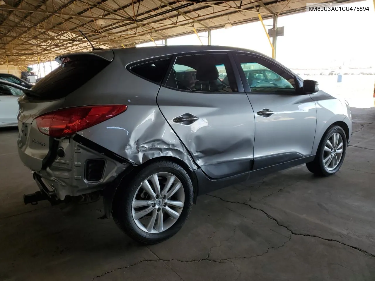 2012 Hyundai Tucson Gls VIN: KM8JU3AC1CU475894 Lot: 71363534