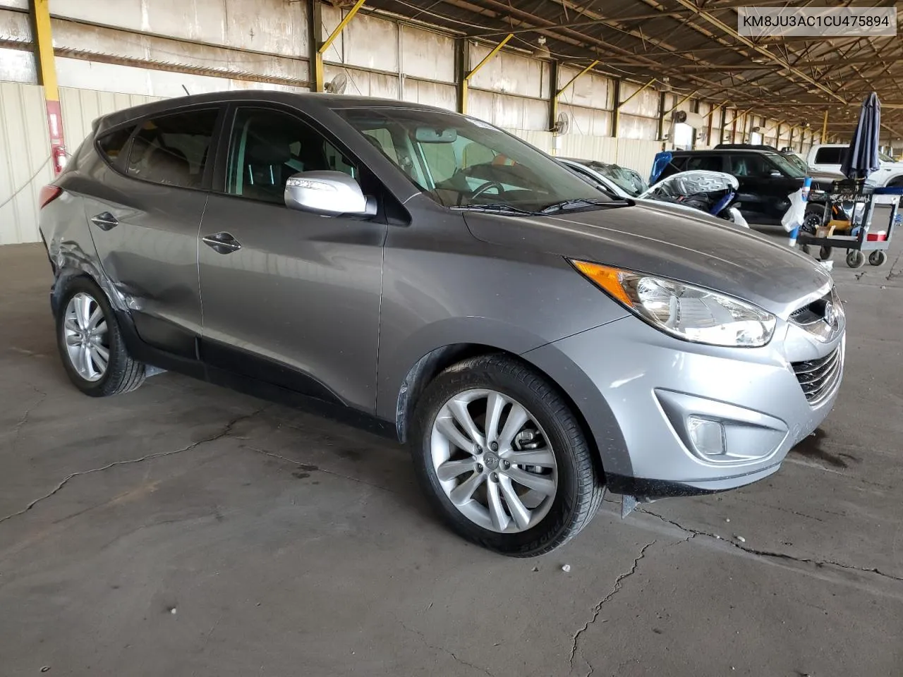 2012 Hyundai Tucson Gls VIN: KM8JU3AC1CU475894 Lot: 71363534