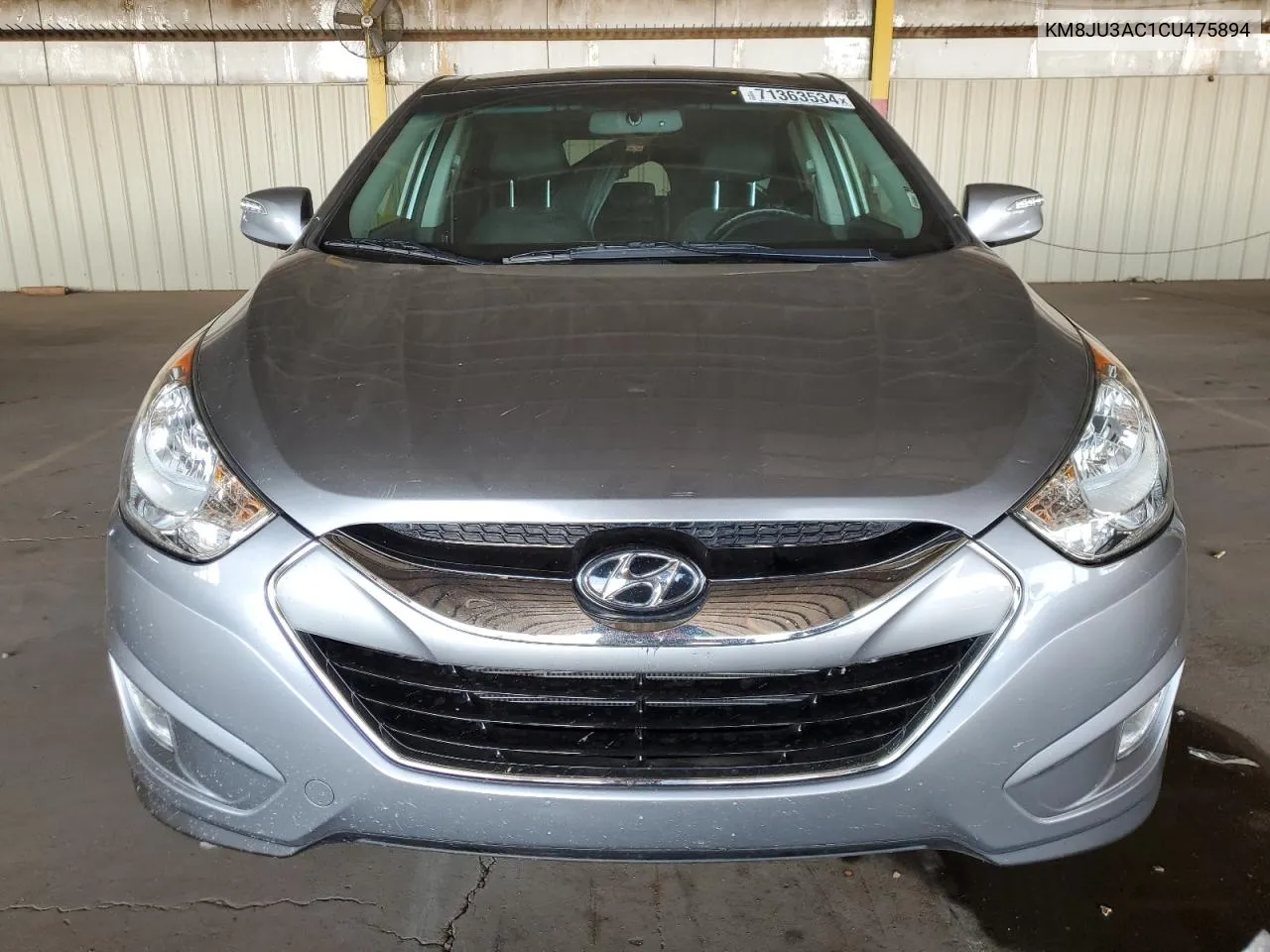 2012 Hyundai Tucson Gls VIN: KM8JU3AC1CU475894 Lot: 71363534