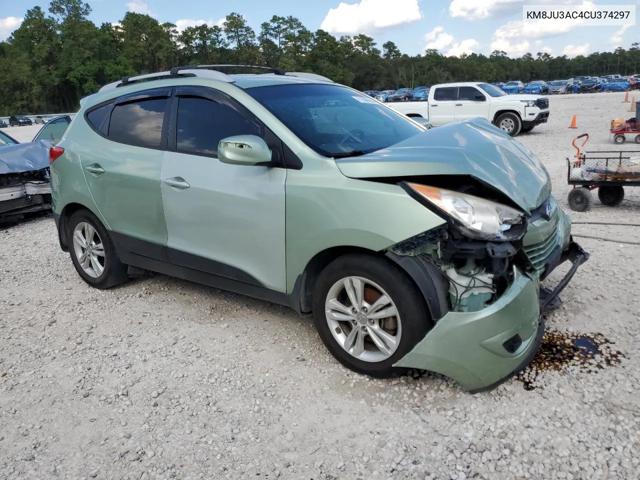 2012 Hyundai Tucson Gls VIN: KM8JU3AC4CU374297 Lot: 71669504