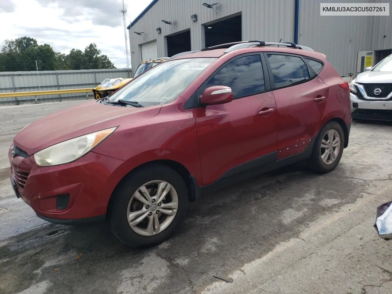 KM8JU3AC3CU507261 2012 Hyundai Tucson Gls