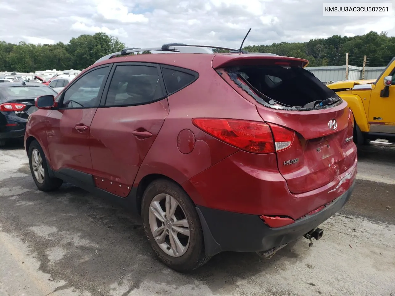 2012 Hyundai Tucson Gls VIN: KM8JU3AC3CU507261 Lot: 71836964