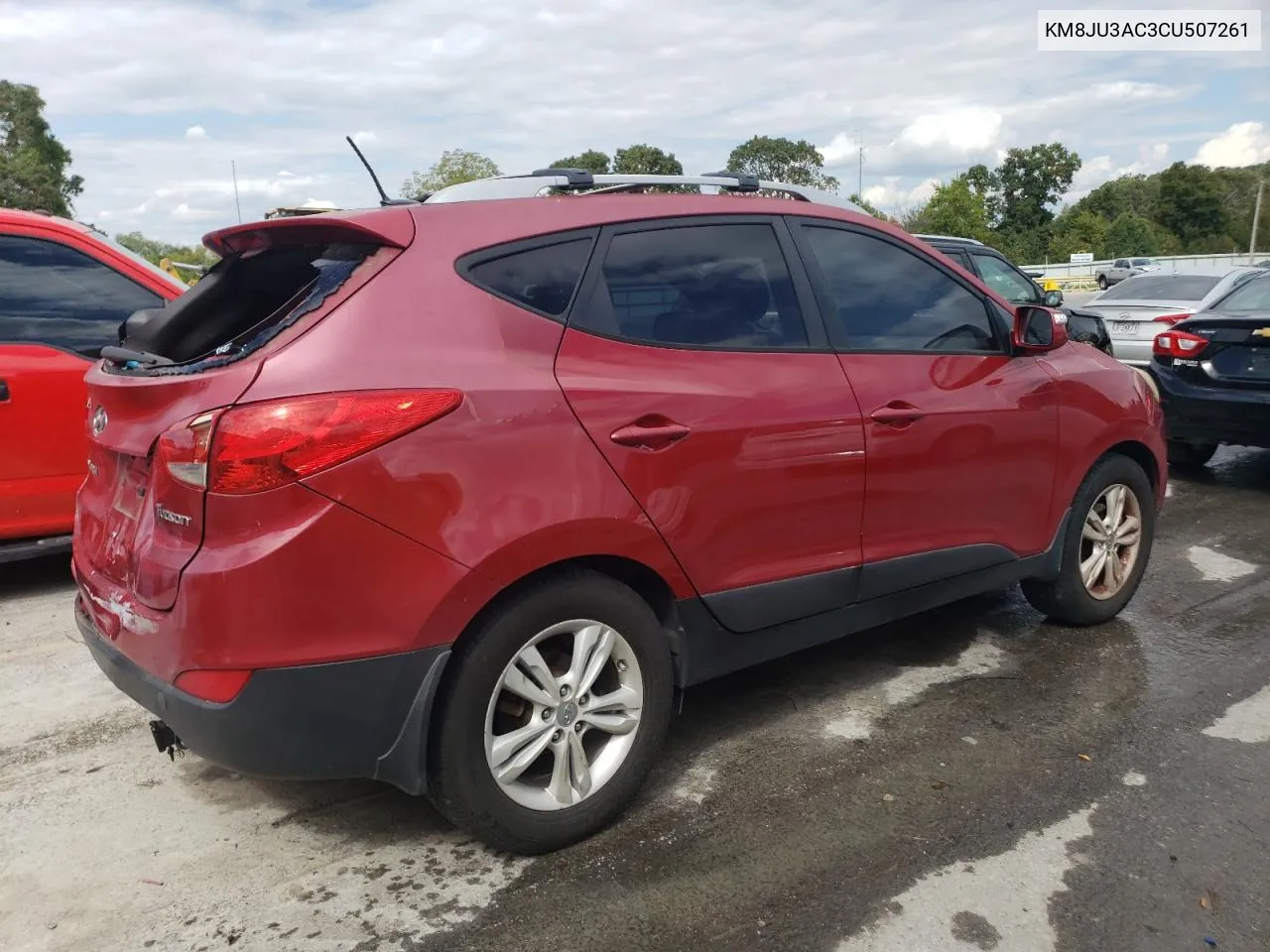 2012 Hyundai Tucson Gls VIN: KM8JU3AC3CU507261 Lot: 71836964