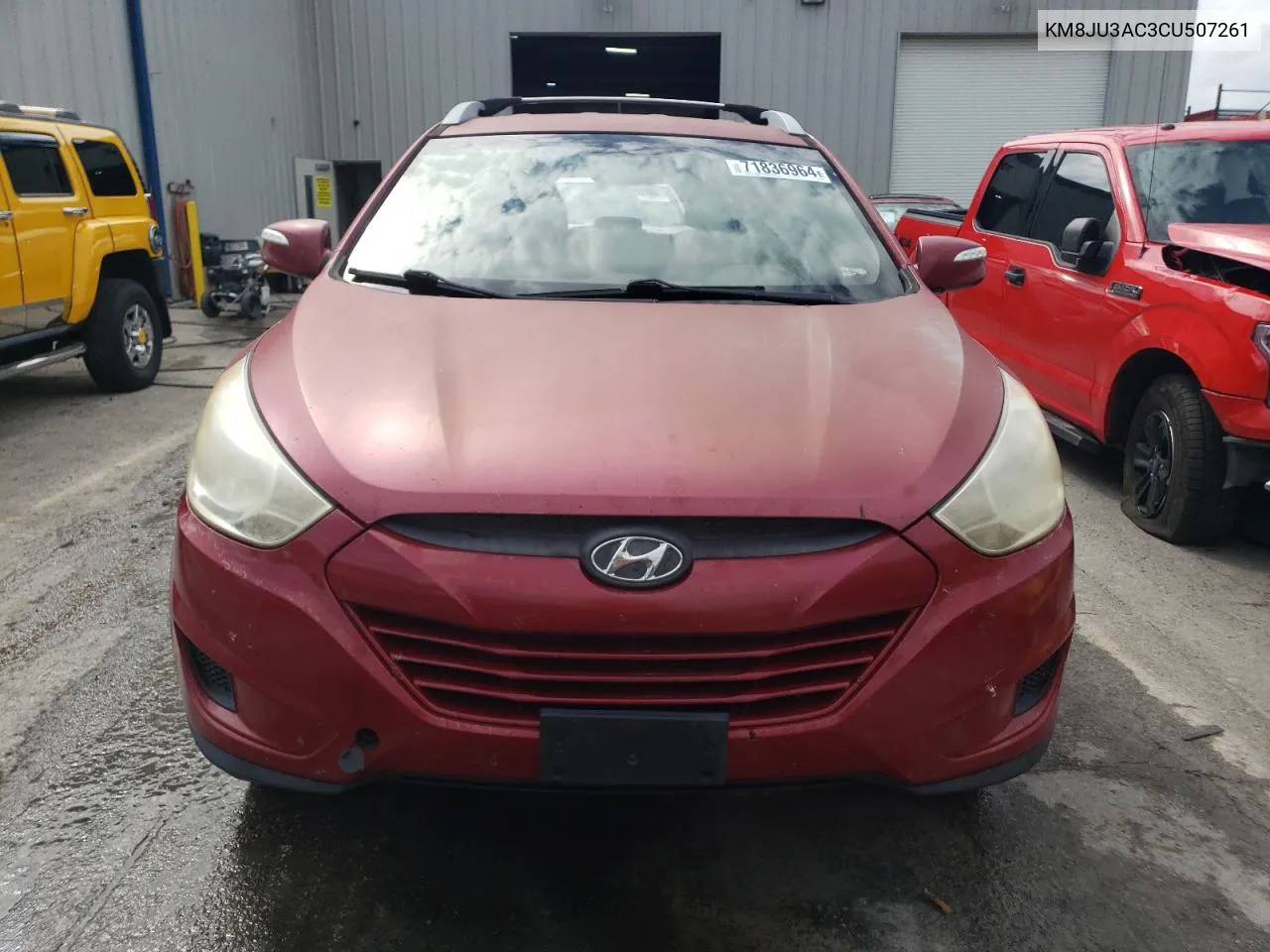 KM8JU3AC3CU507261 2012 Hyundai Tucson Gls