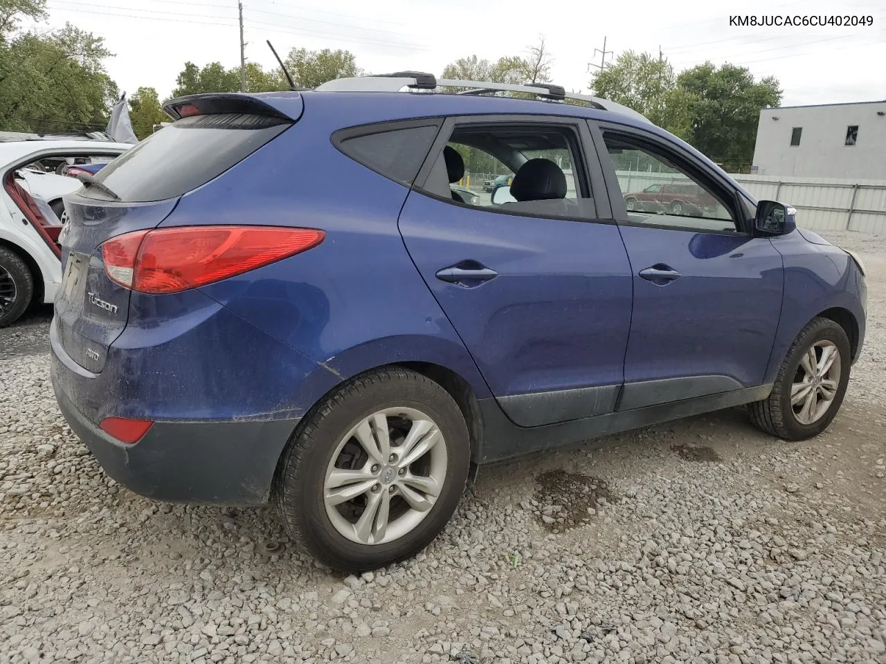 2012 Hyundai Tucson Gls VIN: KM8JUCAC6CU402049 Lot: 72261984