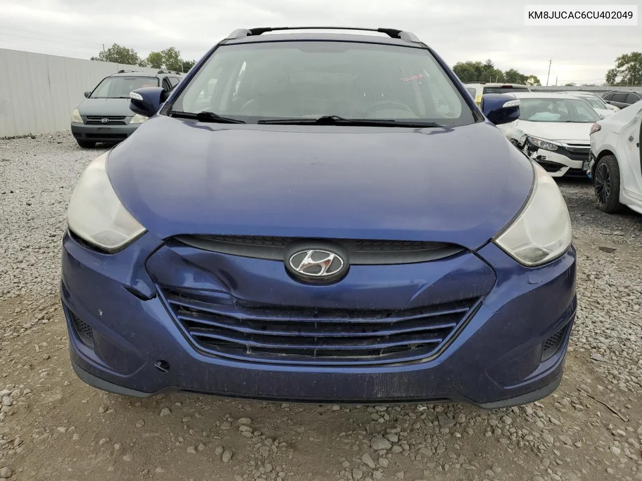 2012 Hyundai Tucson Gls VIN: KM8JUCAC6CU402049 Lot: 72261984