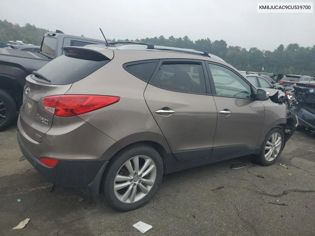 2012 Hyundai Tucson Gls VIN: KM8JUCAC9CU539700 Lot: 72289754