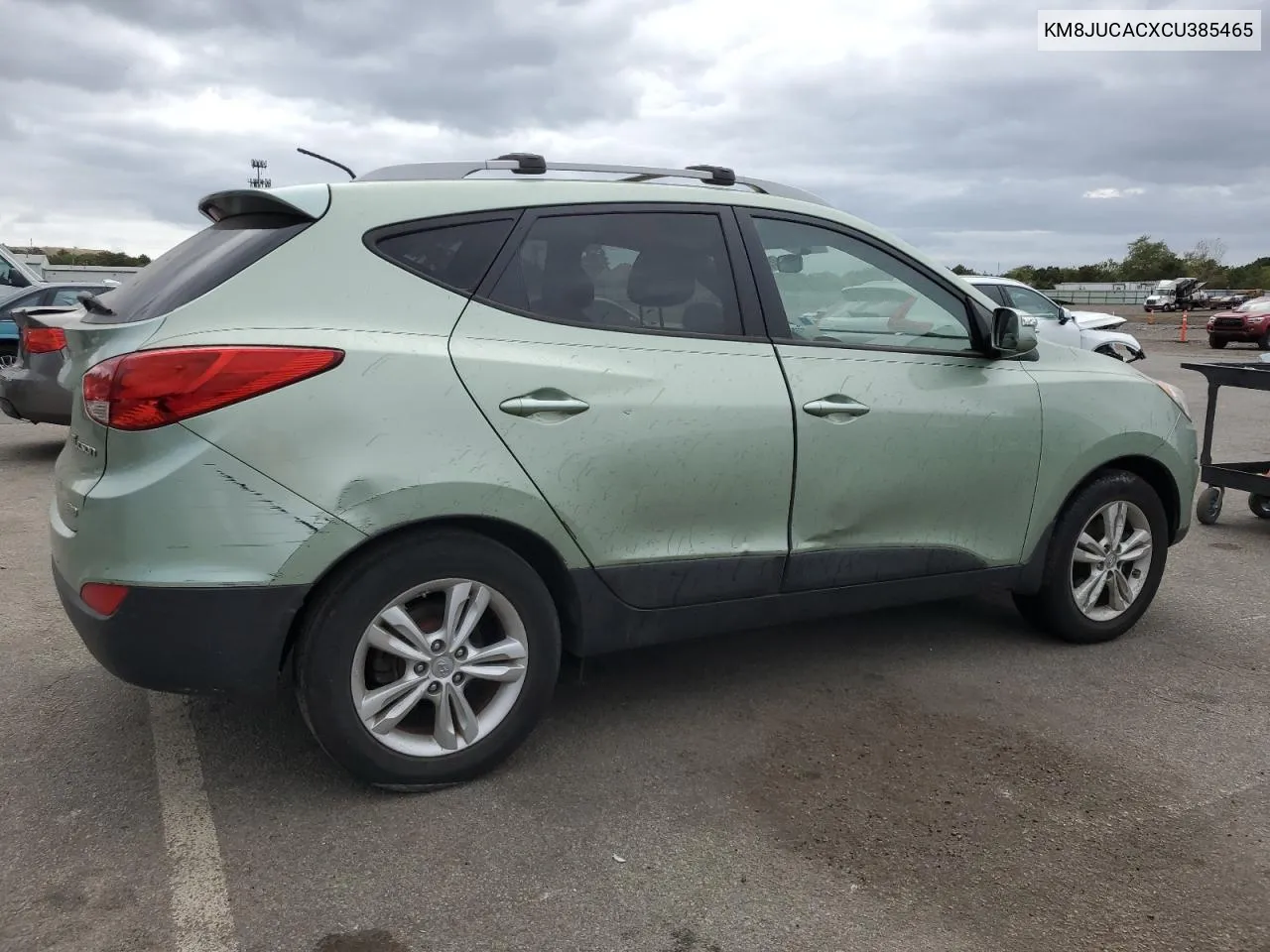 2012 Hyundai Tucson Gls VIN: KM8JUCACXCU385465 Lot: 72624814