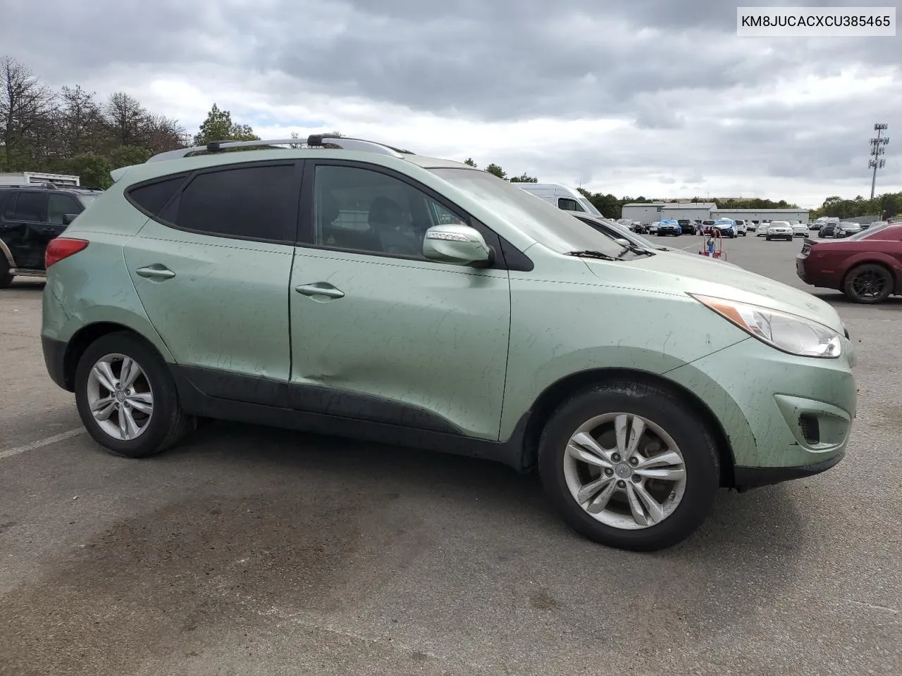 2012 Hyundai Tucson Gls VIN: KM8JUCACXCU385465 Lot: 72624814