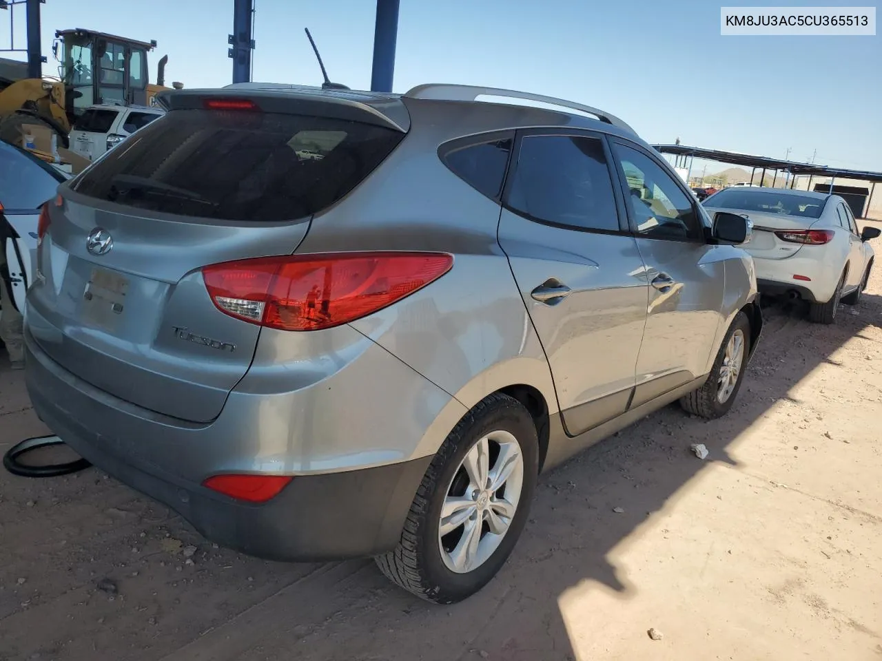 2012 Hyundai Tucson Gls VIN: KM8JU3AC5CU365513 Lot: 72826584