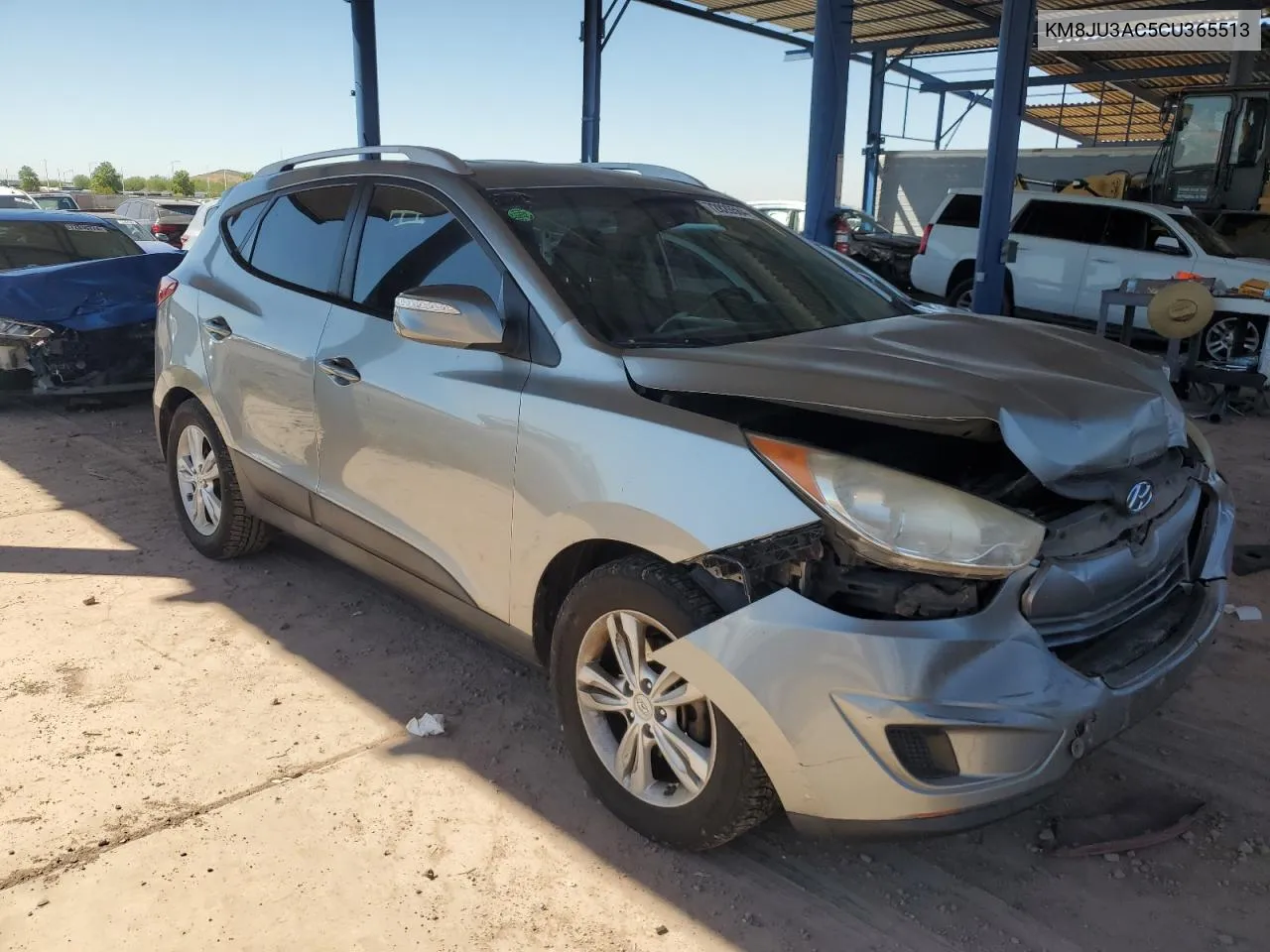 2012 Hyundai Tucson Gls VIN: KM8JU3AC5CU365513 Lot: 72826584