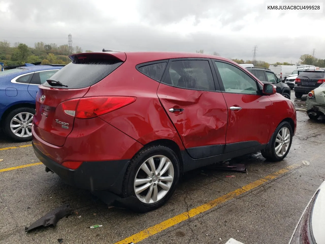 2012 Hyundai Tucson Gls VIN: KM8JU3AC8CU499528 Lot: 73355344