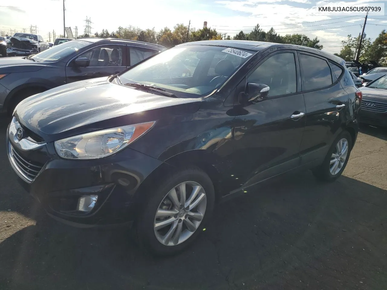 2012 Hyundai Tucson Gls VIN: KM8JU3AC5CU507939 Lot: 73540624