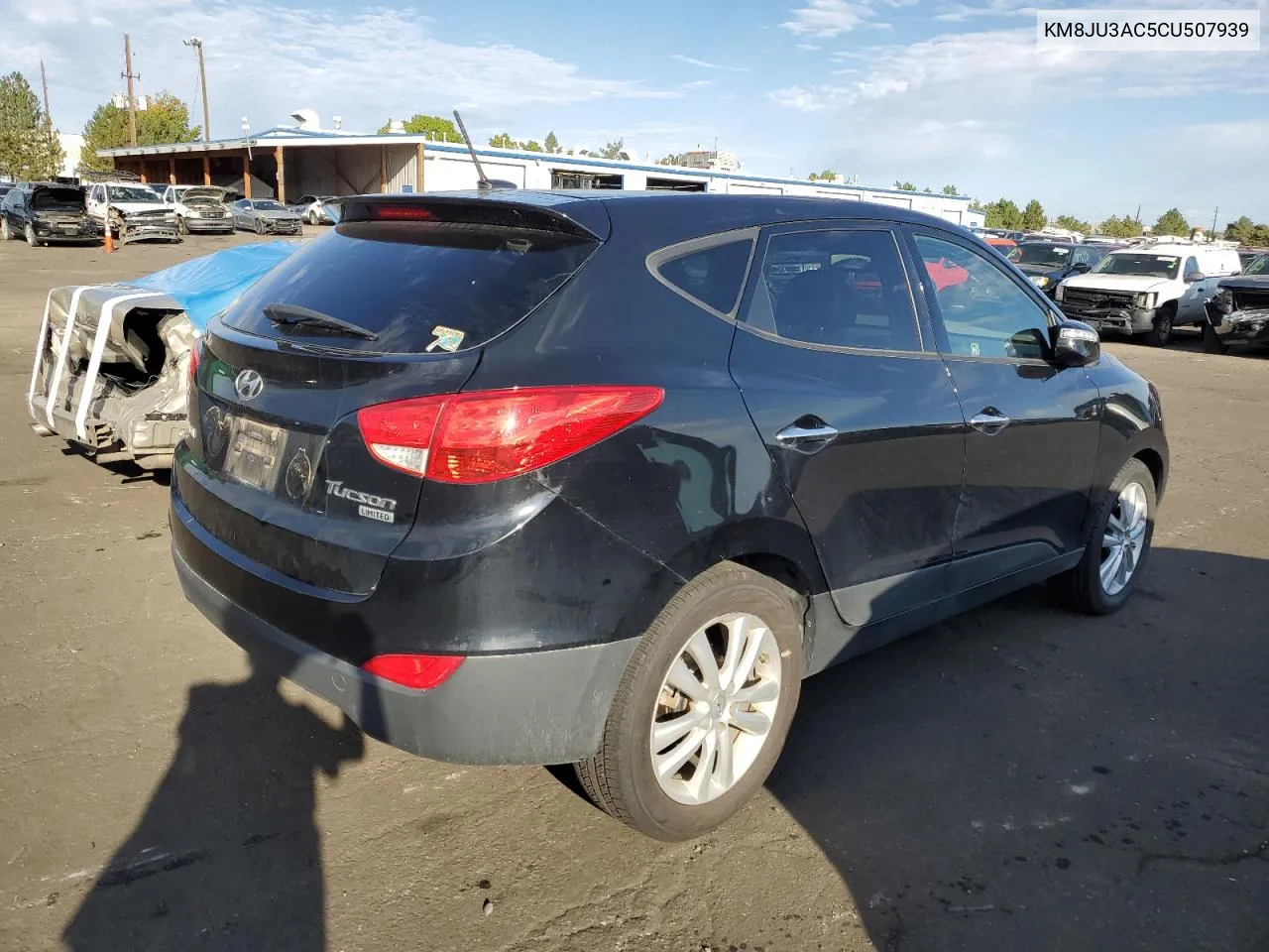 2012 Hyundai Tucson Gls VIN: KM8JU3AC5CU507939 Lot: 73540624