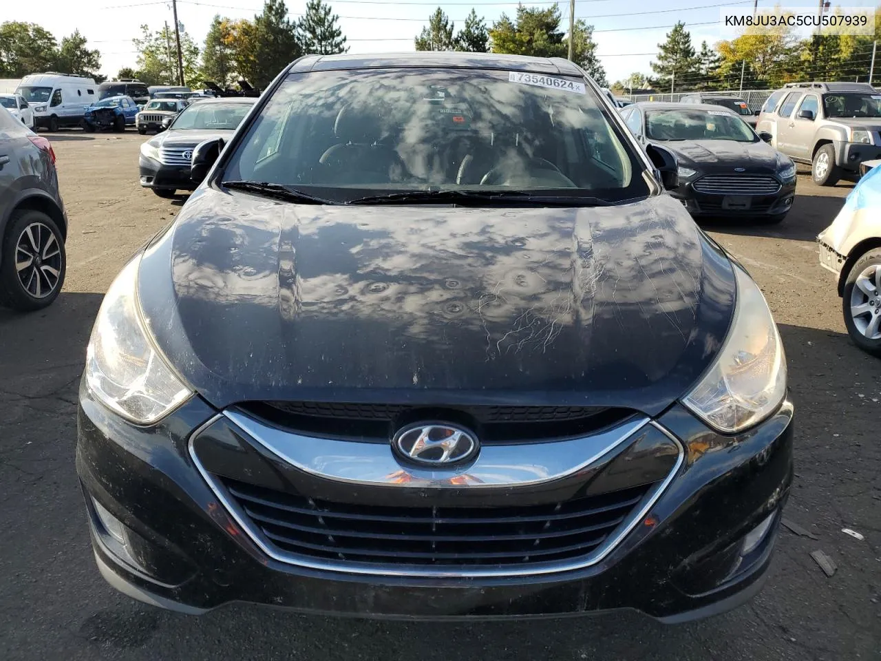 2012 Hyundai Tucson Gls VIN: KM8JU3AC5CU507939 Lot: 73540624