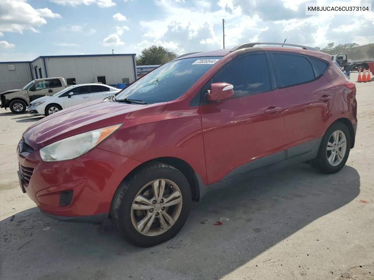 2012 Hyundai Tucson Gls VIN: KM8JUCAC6CU373104 Lot: 73630544