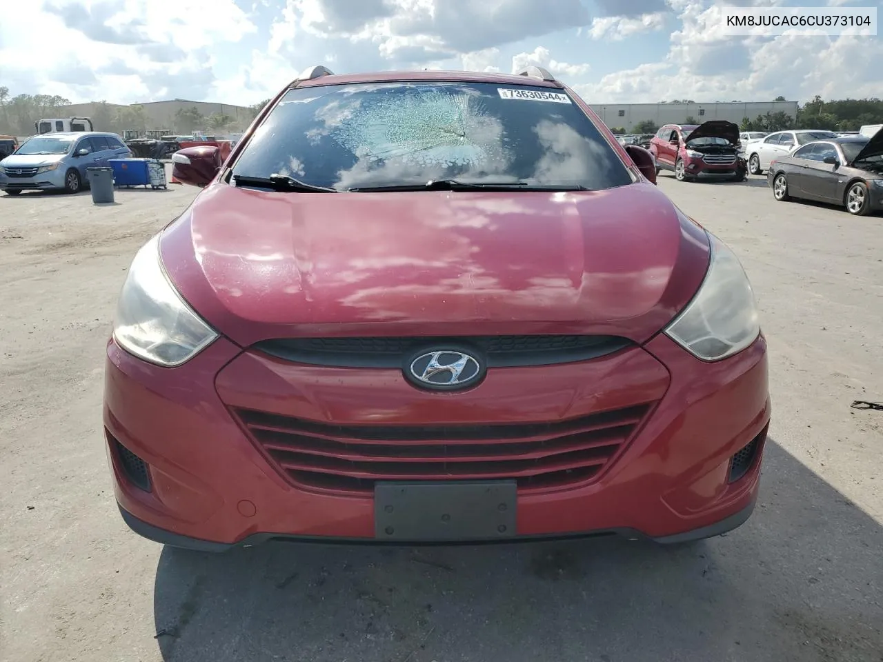 2012 Hyundai Tucson Gls VIN: KM8JUCAC6CU373104 Lot: 73630544