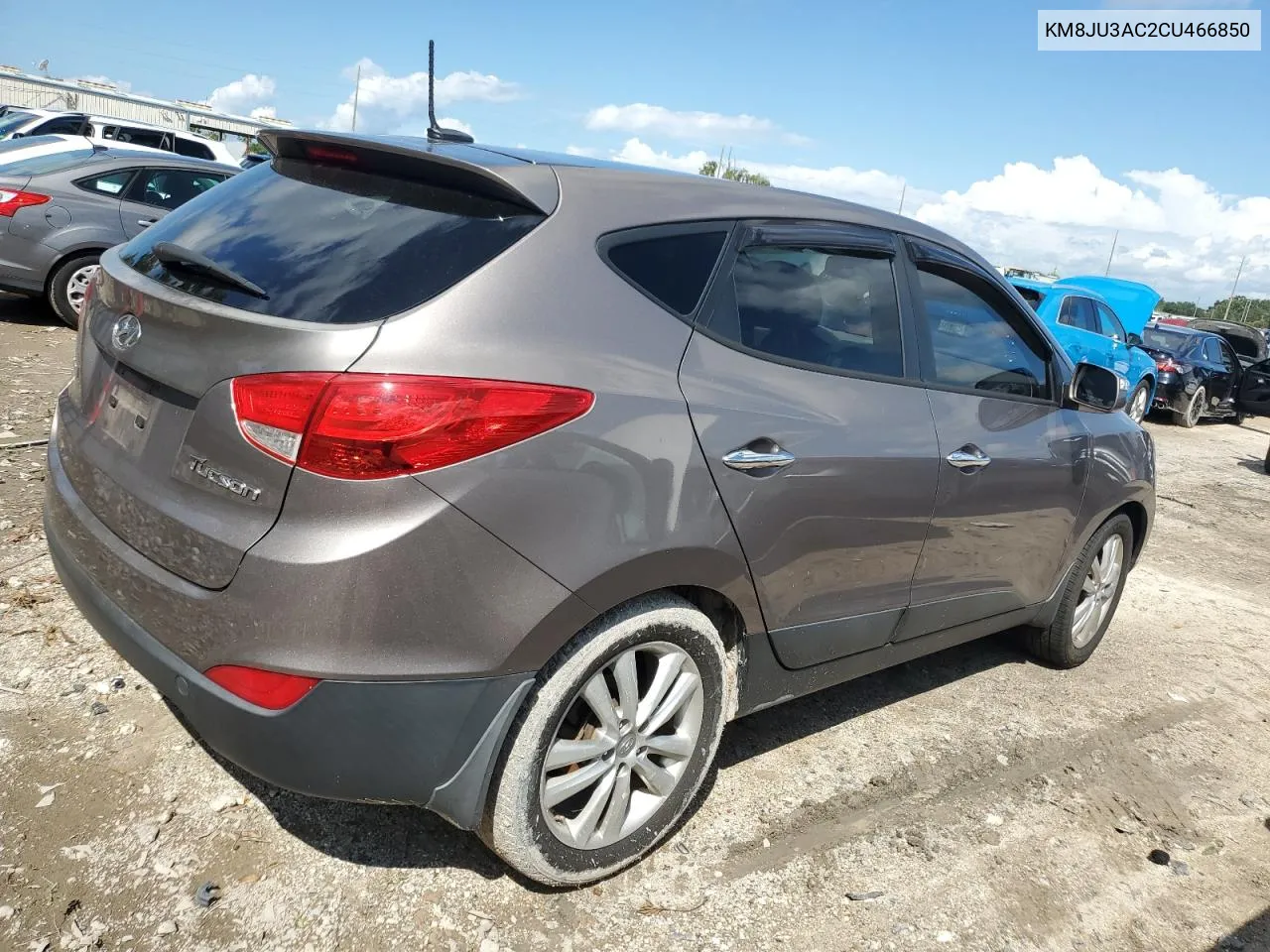 2012 Hyundai Tucson Gls VIN: KM8JU3AC2CU466850 Lot: 73716614