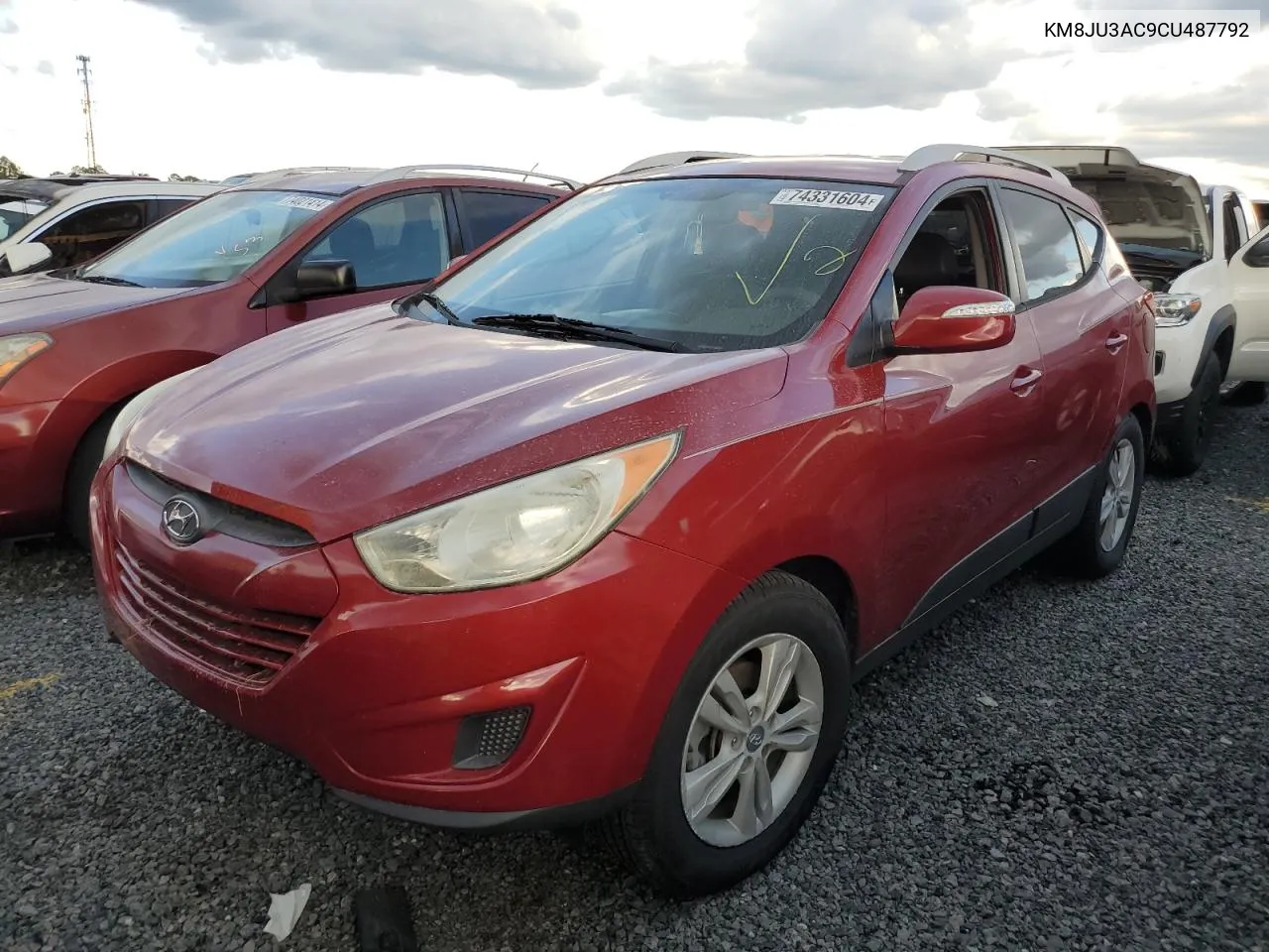 2012 Hyundai Tucson Gls VIN: KM8JU3AC9CU487792 Lot: 74331604